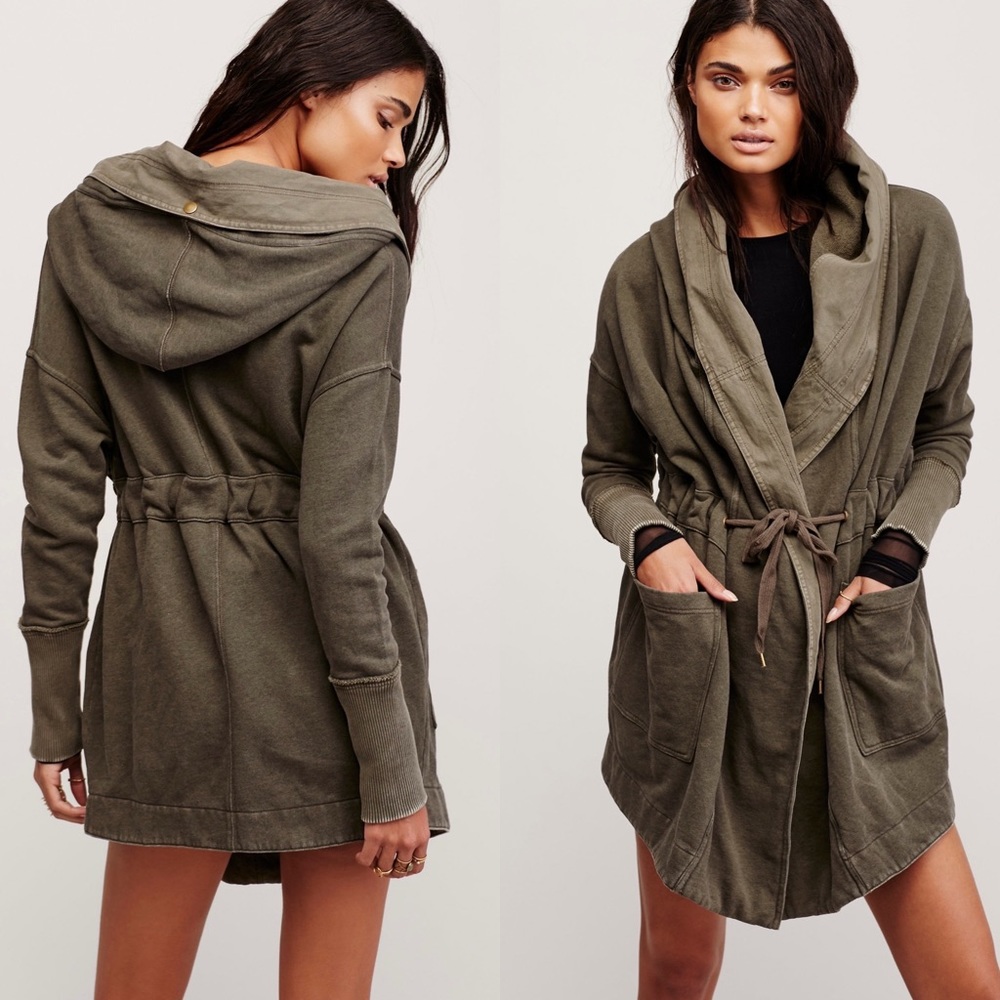 Free People Brentwood Cardigan / Army / XS